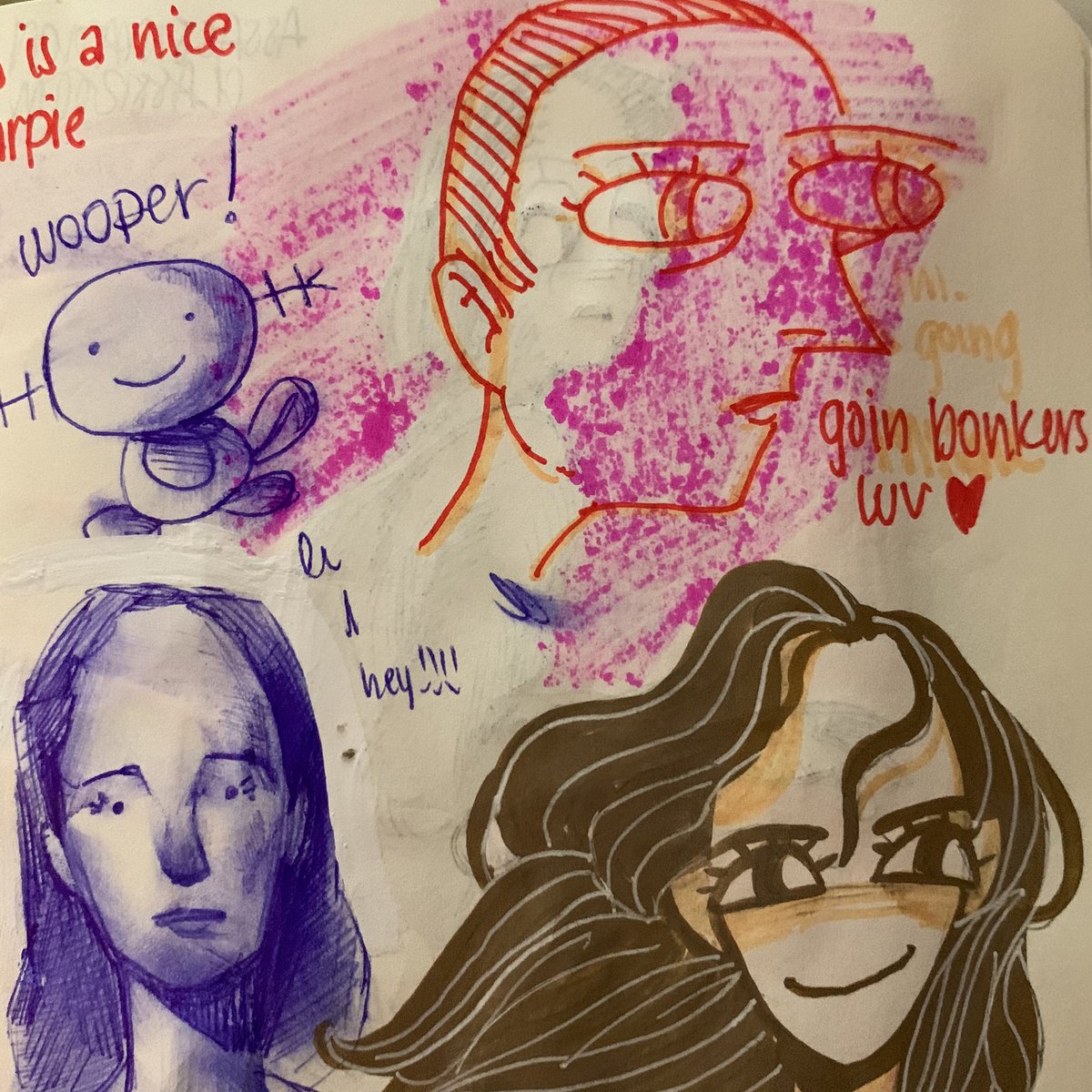 SKETCHBOOK TODAY!!!6 MORE PAGES!!! 