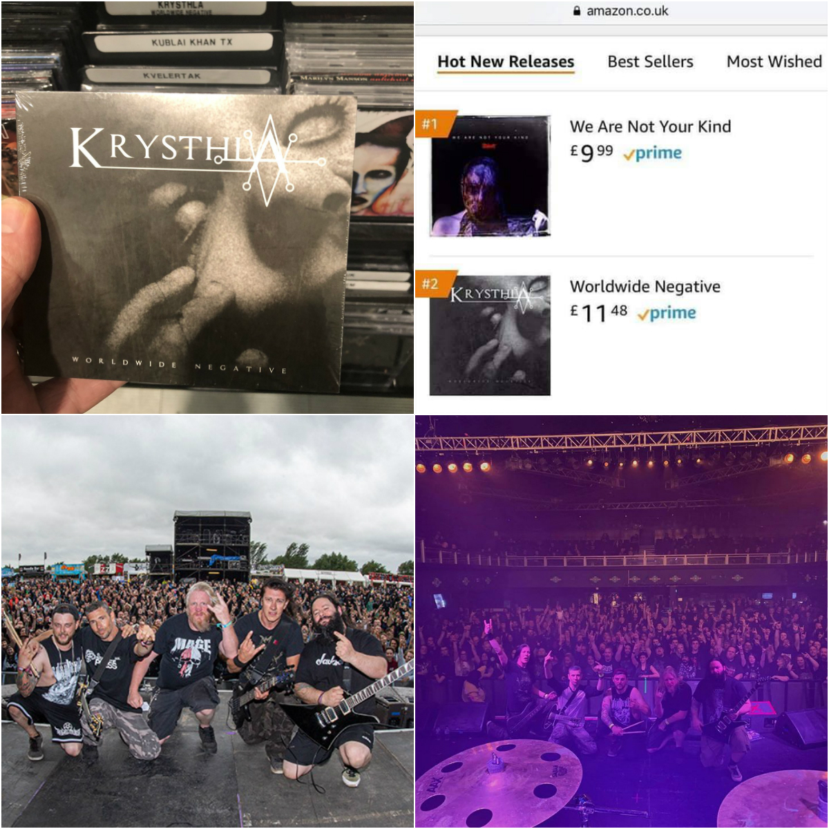 Worldwide Negative celebrates it's first official birthday! Released on this day last year... what are your favourite tracks from this album?

#KrysthlaWWN #KrysthlaStampede #HMV #Amazon #Slipknot #BloodstockFestival #BOA19 #HRHMetal #HRH