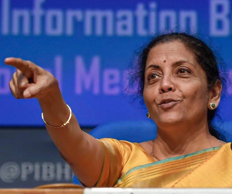 Nirmala Sitharaman as a meme (a thread)