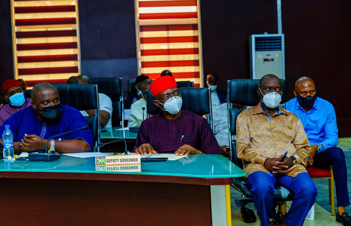 Hope_Uzodimma1's tweet photo. 1/The first caucus meeting of the All Progressives Congress (@OfficialAPCNg), Imo State chapter, held yesterday, 15 August, as convened by the State chairman of the party Prince M. O. Nlemigbo, Esq. https://t.co/Nw1wa8pehP