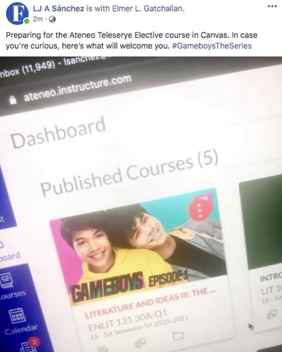 junrobleslana's tweet photo. #GameboysTheSeries is now part of the viewing list for the Teleserye Elective course at Ateneo de Manila. https://t.co/sVMaRKimua
