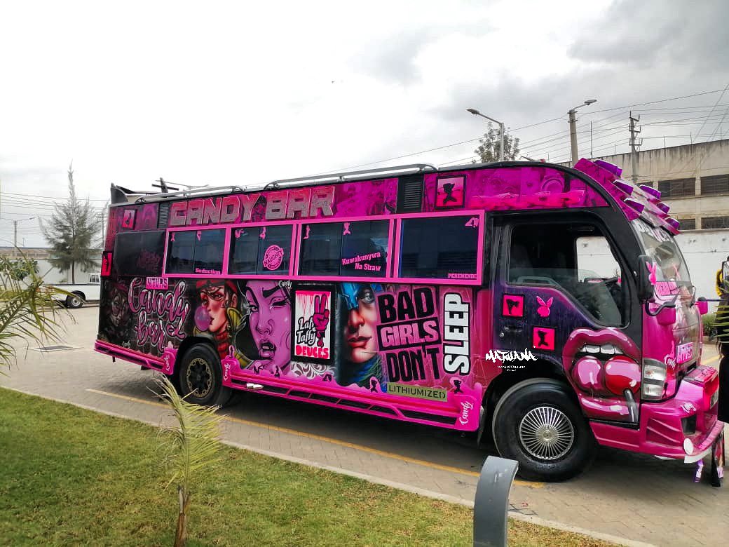 MatwanaCulture's tweet photo. Straight to the whip, No Baggage Claim
🆕 Candy Bar/Deuces Representin NGONG Route 111 #Lithiumized #Kci #Jplc #BicEntertainment
#Matatu #LongLiveTheMatatuCulture
#MatwanaMatatuCulture https://t.co/1yiz4DS0Ne https://t.co/pCk3fMS8YB