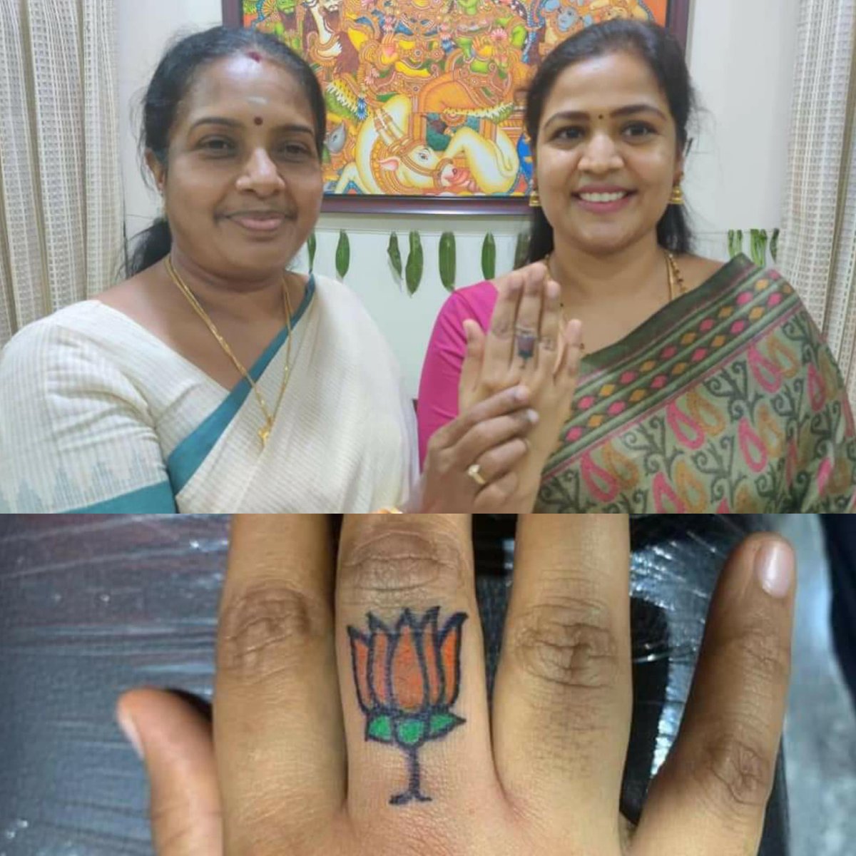 Kaniiii___'s tweet photo. Middle finger for Thamarai/BJP itseems. https://t.co/pLTw7HmAlH