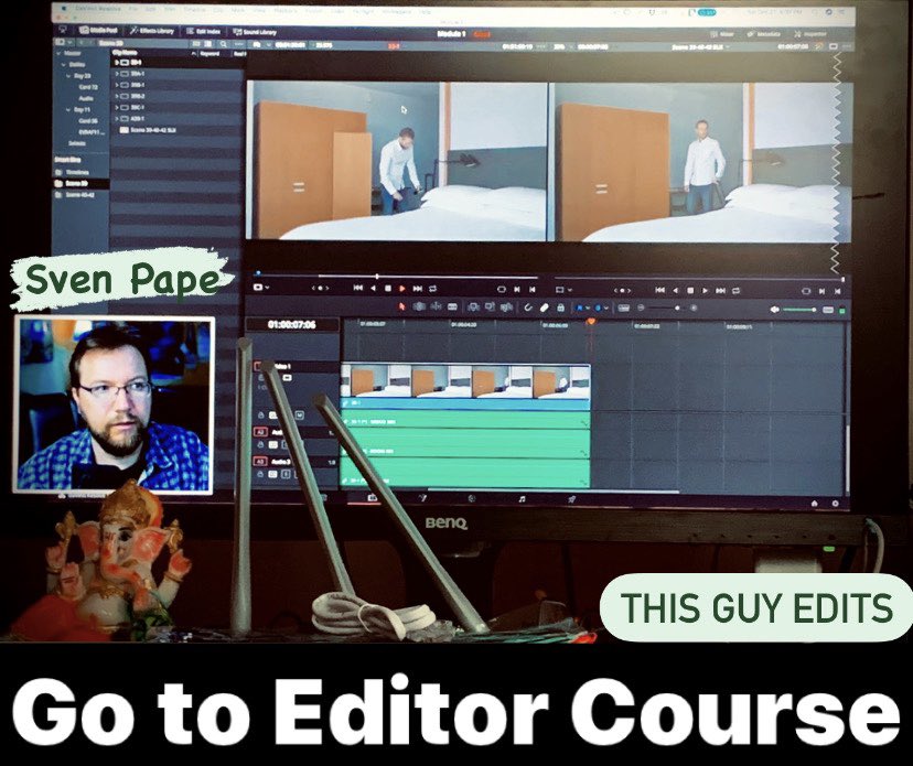 RivuSourav's tweet photo. Learning so much already on the #GoToEditor Course. This is the Best Online #editing course to learn the true essence of film editing & storytelling. With that i also get to learn the #DaVinciResolve softwareπ. @ThisGuyEdits @Blackmagic_News https://t.co/H4OZXE1Ky9