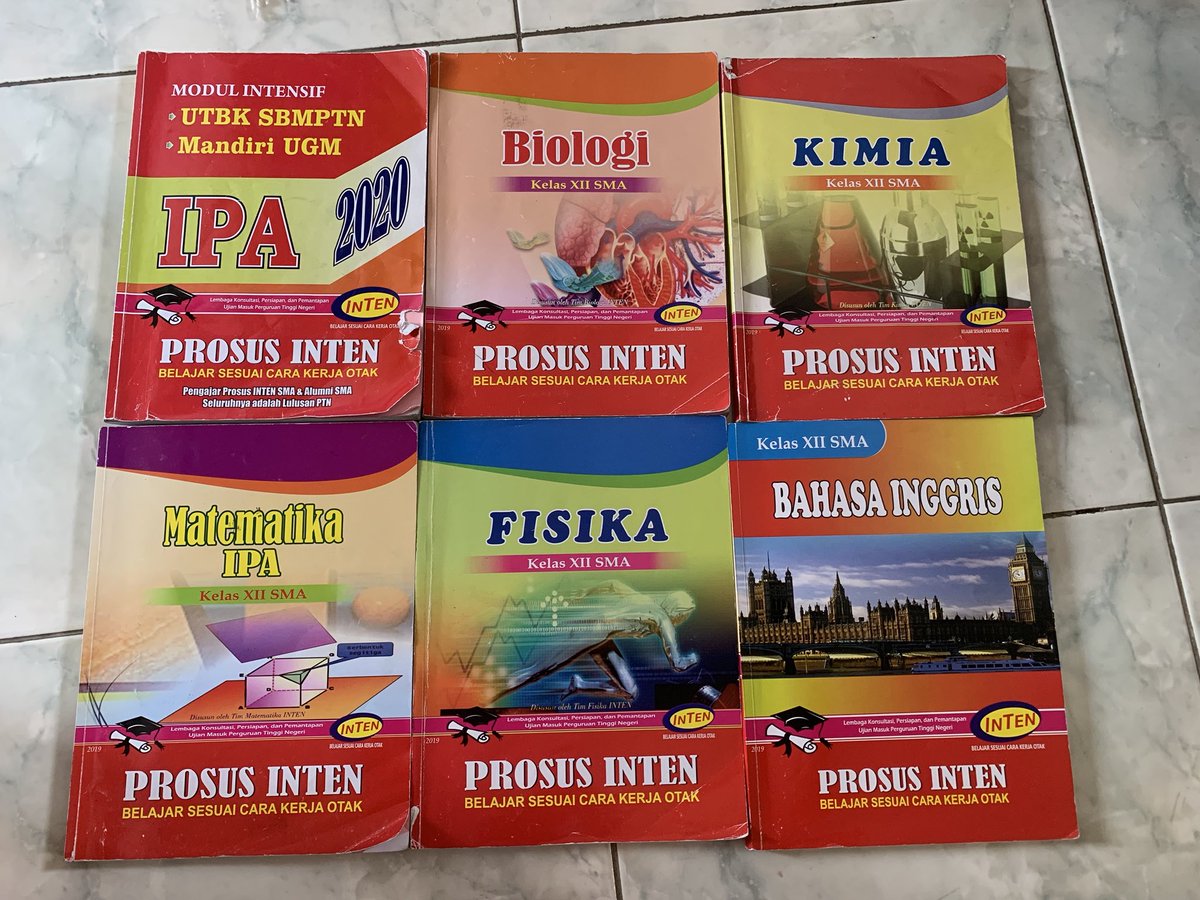 On Twitter Buku Prosus Inten Buku Intensif Ipa 2020 Isinya Latsoal Utbk Sbmptn Dari Tahun Ke Tahun Amp Utul Ugm Matematika Ipa Fisika Biologi Kimia