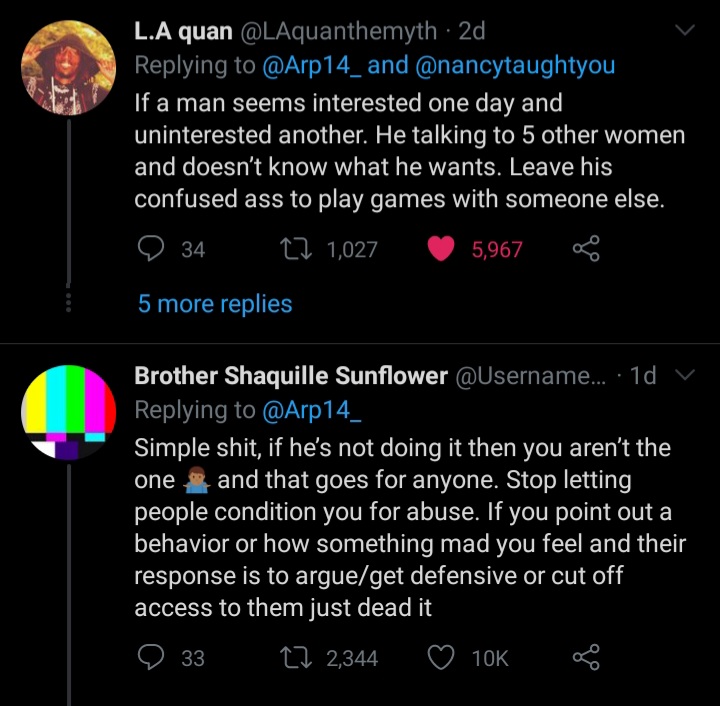 Thread of Relationship Advice from MEN to WOMEN. Some are really helpful and could help women out here #MuratheWedsKalonzo  #Cameroon  #blueeconomyke Nandi Ruto Somalis Uhuru Raila Mercy Africans Daily Nation  #standarddigital