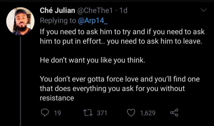 Thread of Relationship Advice from MEN to WOMEN. Some are really helpful and could help women out here #MuratheWedsKalonzo  #Cameroon  #blueeconomyke Nandi Ruto Somalis Uhuru Raila Mercy Africans Daily Nation  #standarddigital