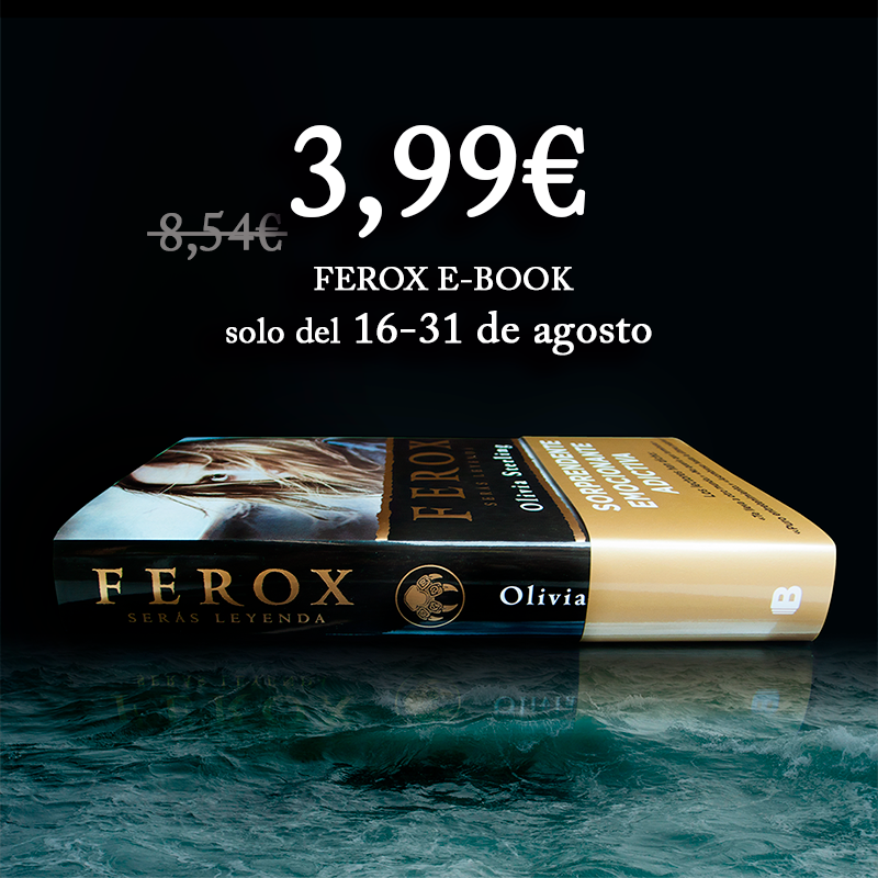 OliSterling2019's tweet photo. ¡Rebajas de verano para FEROX!
Del 16 al 31 de agosto llévate el ebook por solo 3,99€ 
(precio habitual 8,54€)  
#librodevacaciones  #librodeverano #amazon #descuentoamazon #descuentokindle #ferox #esenovelonquetellevasalaplaya 
https://t.co/37Ayc8noJF
@megustaleer https://t.co/gmotE8Wavk