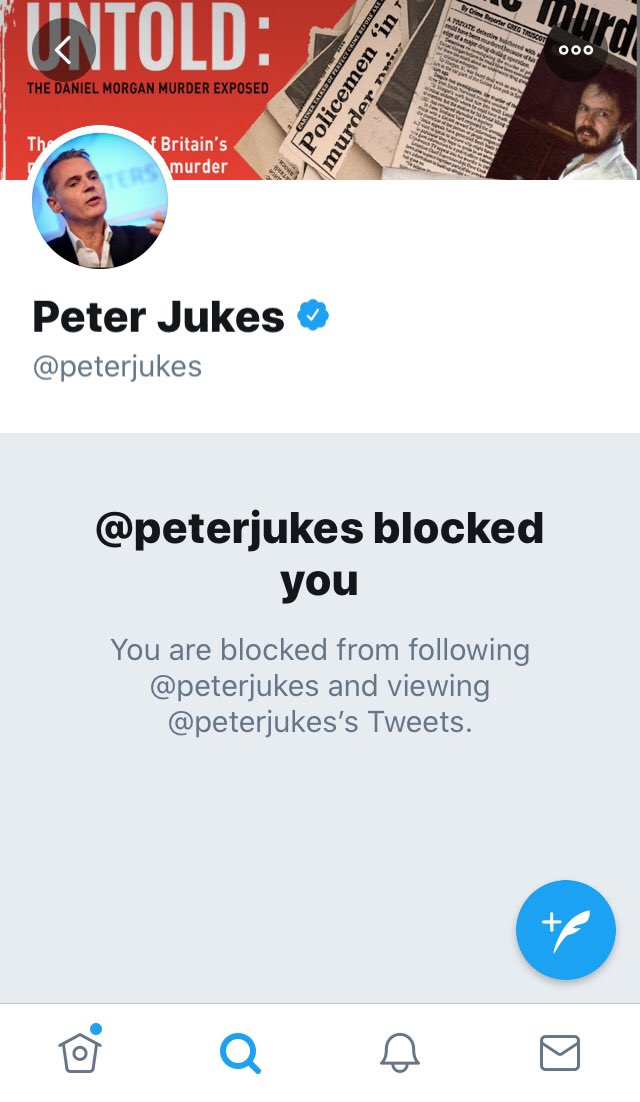 A couple of years ago I asked Peter Jukes why he wasn’t covering the Integrity Initiative leaks which was a huge story at the time. He blocked me. 1/