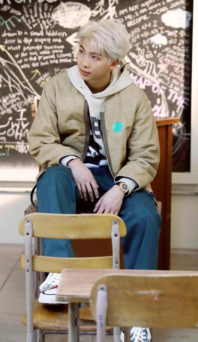 namjoon's lyrical ability and rapping skills will always leave me so, so impressed but the fact that he also looks like this while doing all of it??? whew