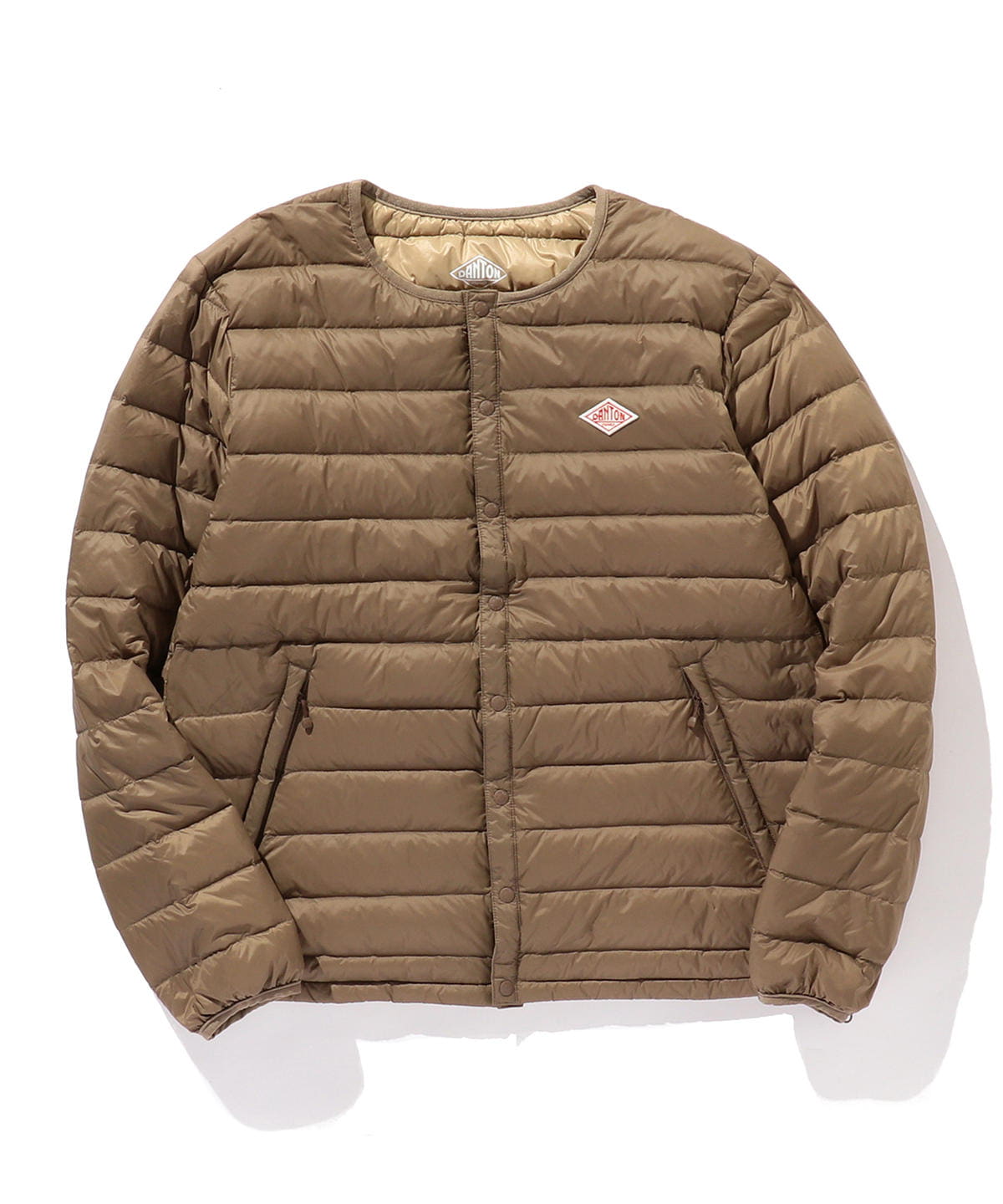 ダントン　インナーダウン38 モカ ダントン インナーダウン ロングスリーブ 38 モカ