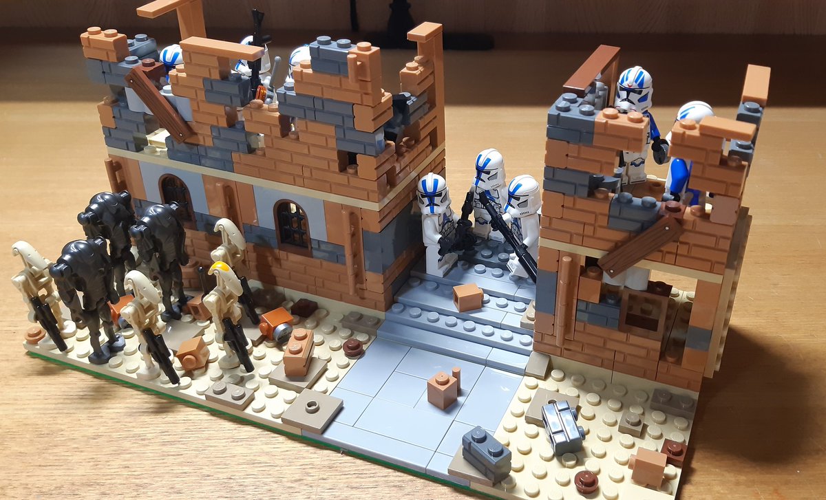 やっと501バトパでジオラマ作りました！！ 今回は「待ち伏せ」です