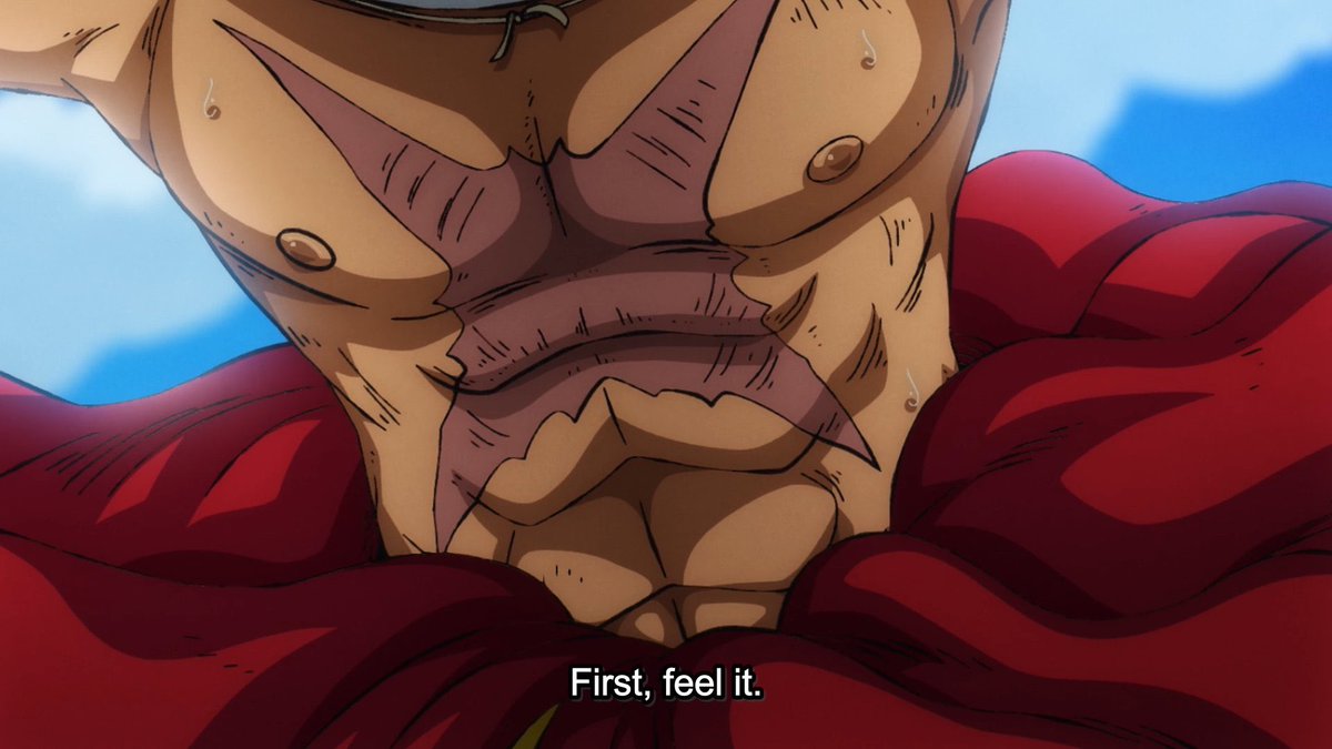 “First, feel it.” 

Toei ...........................................
