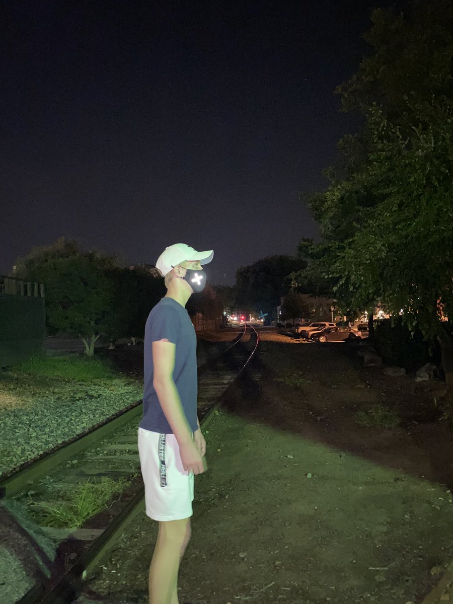 KippotWorld's tweet photo. Make sure you are seen at night! Reflective mask 😷 https://t.co/a82ZJXKjJZ