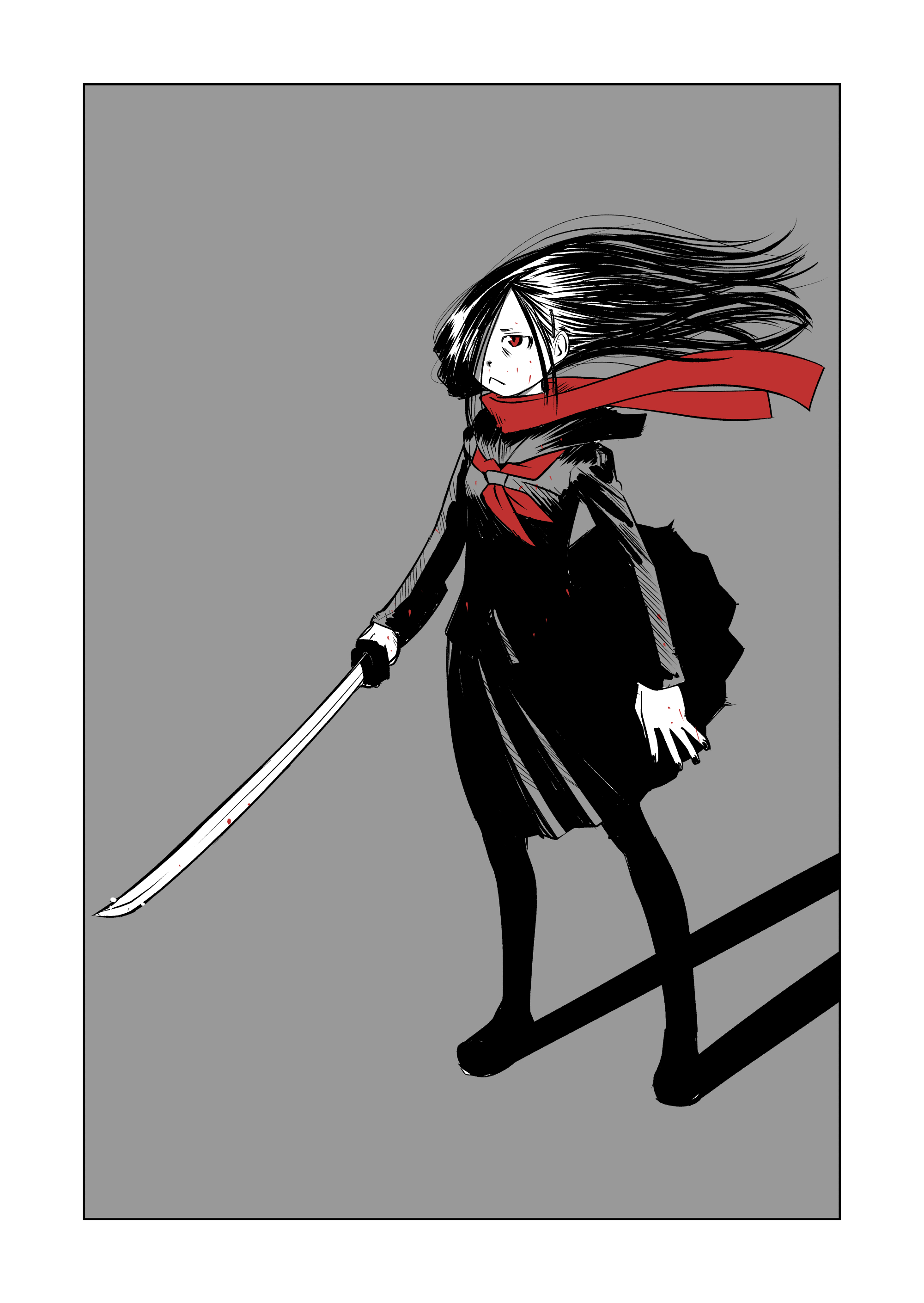 レンゴクlab サイクル Kindle版発売中 セーラー服と日本刀 で魔物をバッタバッタと切り捨てるハードなイメージやってみたい 目の下のクマかわいい 漫画 イラスト マンガ セーラー服と日本刀 セーラー服 日本刀 T Co Uqbgppysou Twitter