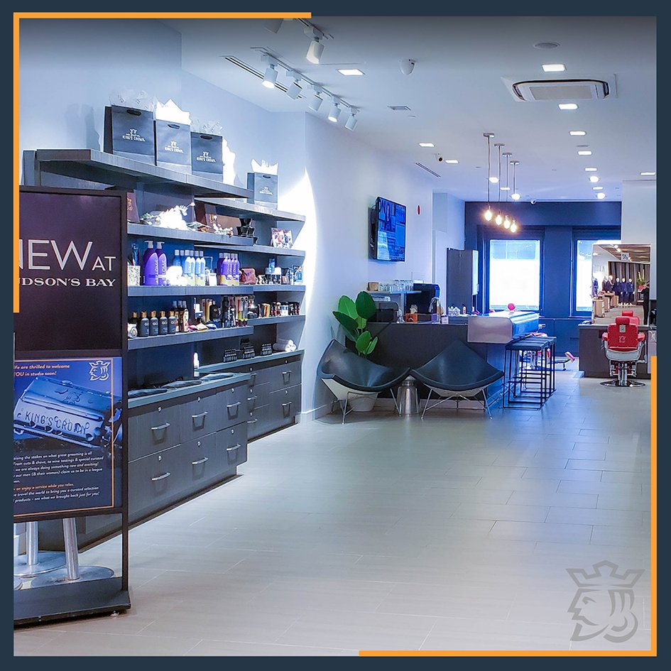 KingsCrown1774's tweet photo. Heading in downtown? π Visit our location at Queen St. and Yonge , inside Hudson's Bay. Our all-star team is waiting for you!
.
#COVID19 #CoronaVirus #Delivery #Toronto #GTA #TorontoBarber #BayviewVillage #Barbershopconnect #NorthYork #HudsonsBay #Menscut #FreeDelivery https://t.co/Q1xY1Oq8De