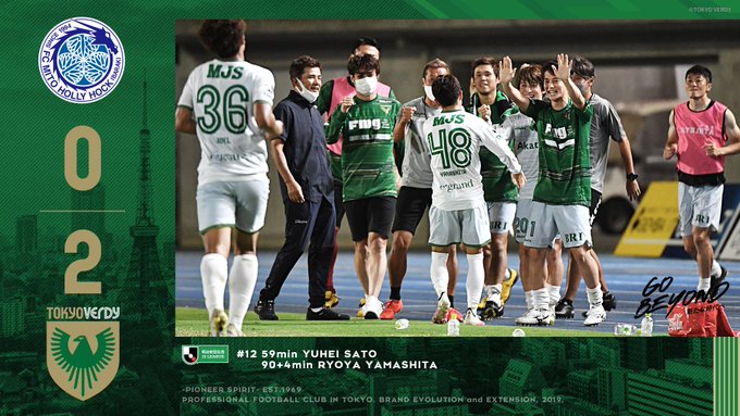 【2020 J2 第12節】水戸ホーリーホック 0-2 東京ヴェルディ
