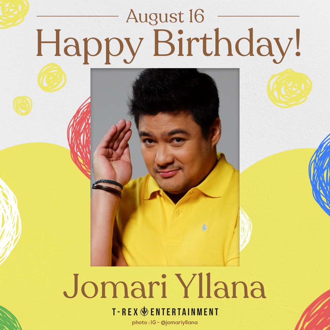 Happy 44th birthday to you, Jomari Yllana! 

Sending you smiles for your special day.   