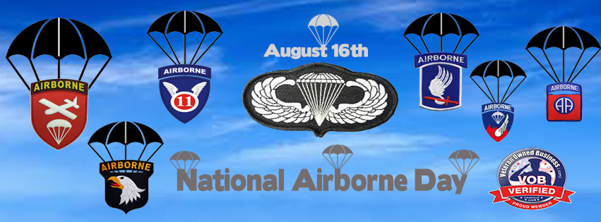Today is National Airborne Day! August 16, 1940 marked the first official Army parachute jump, validating the innovative concept of inserting United States ground combat forces behind a battle line by parachute... read more: veteranownedbusiness.com/blog/event/nat…