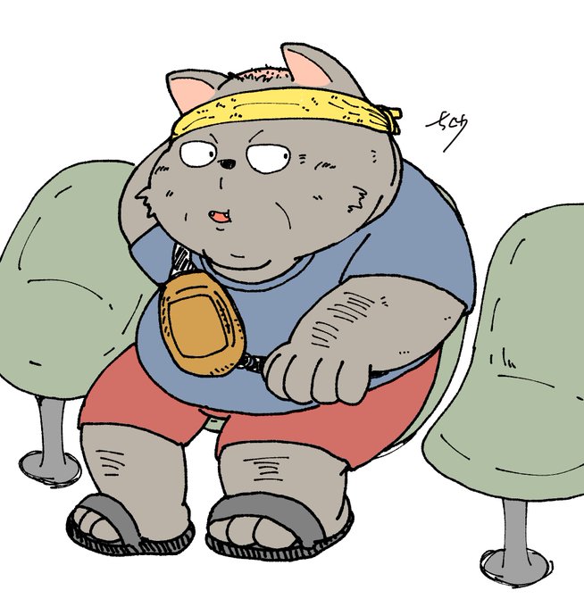 太ったおじさんのtwitterイラスト検索結果