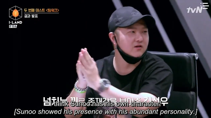 sunoo getting praises again from the PDs