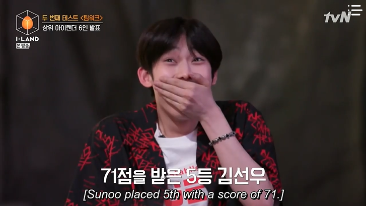 of course let us not forget how sunoo got 71 as his score making it to the top 6 with the highest score as 5th placer in their evaluation test (but i'm still mad abt them voting him out like ??)