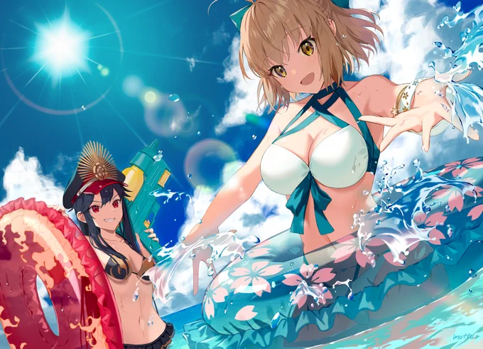 #暑いので涼しくなる画像を貼る 去年と今年の? 