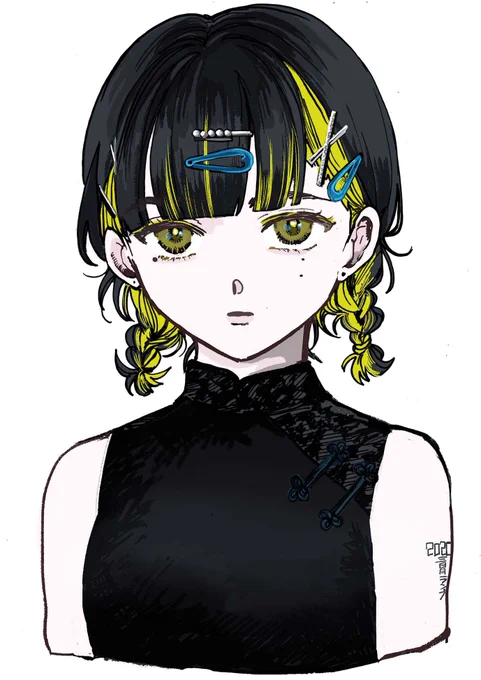 髪短くても絶対三つ編みしたい女の子かわいい、 