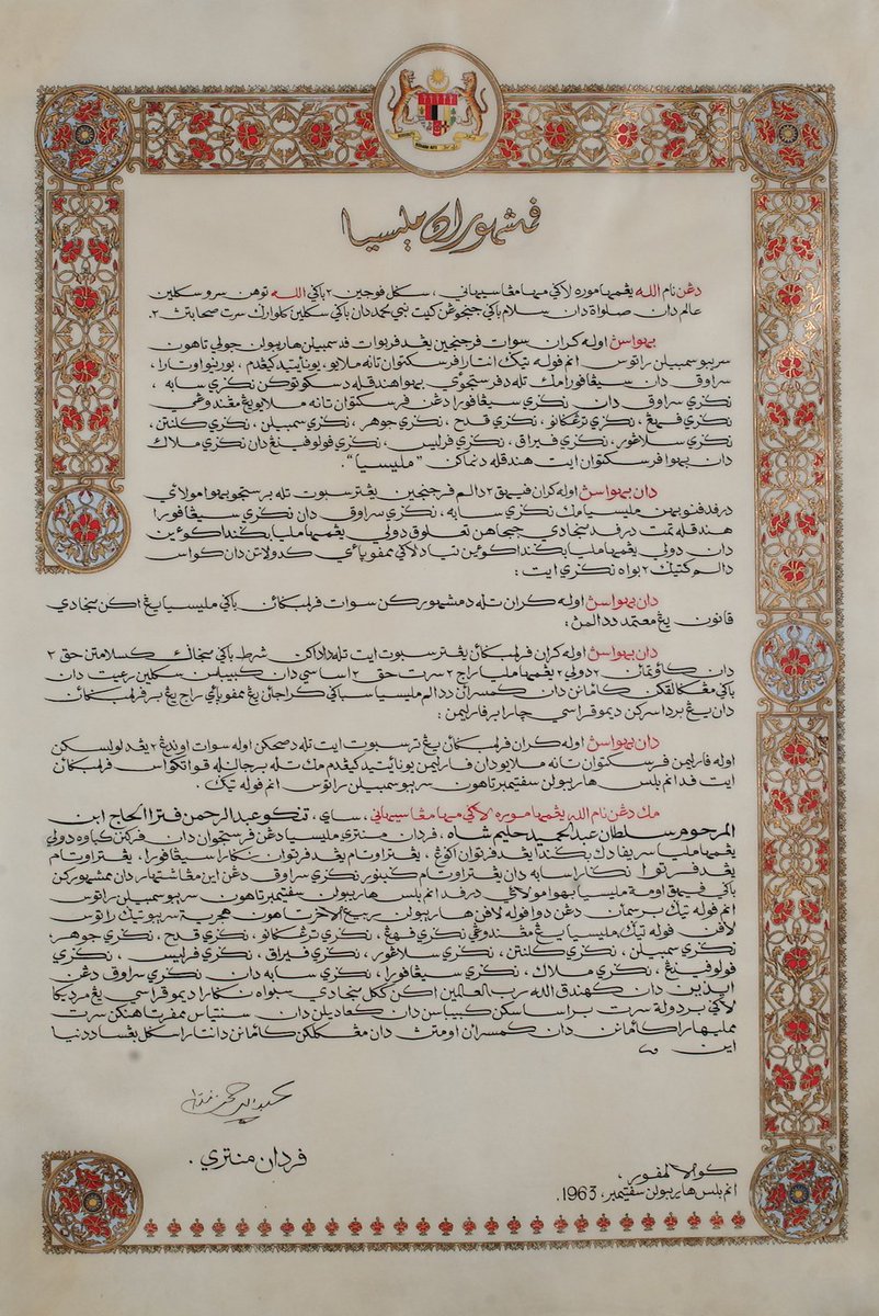 Walaupun memang nak sharp tarikh 31 Ogos, tak semuanya dapat diselesaikan sebelum itu. Maka hanya selepas selesai semua urusan ini, maka Malaysia diisytiharkan pada 16 September, 1963 yang disertai bersama oleh Tanah Melayu, Singapura, Sabah dan Sarawak. 6/6