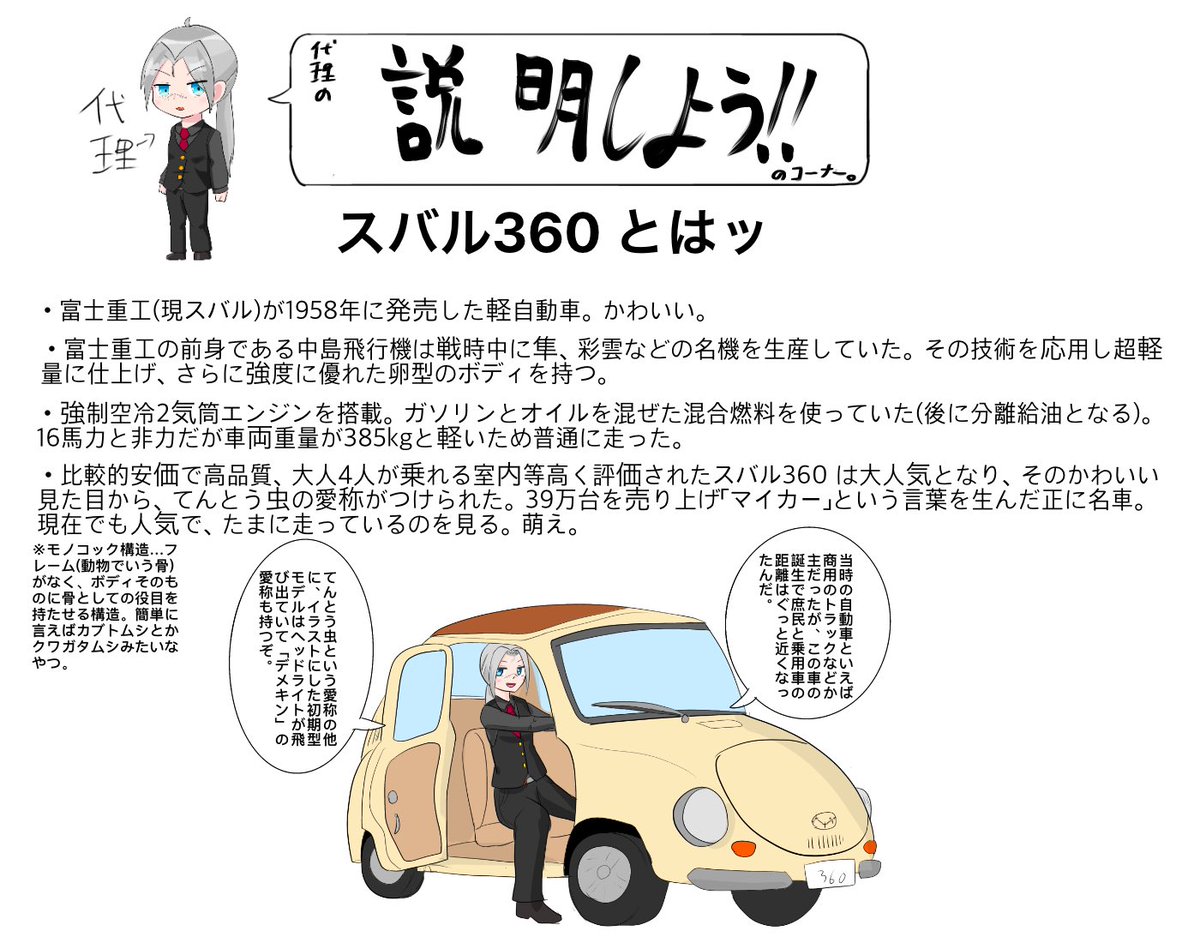 Twoucan スバル360 の注目ツイート イラスト マンガ コスプレ モデル Twoucan スバル360 の注目ツイート イラスト マンガ コスプレ モデル