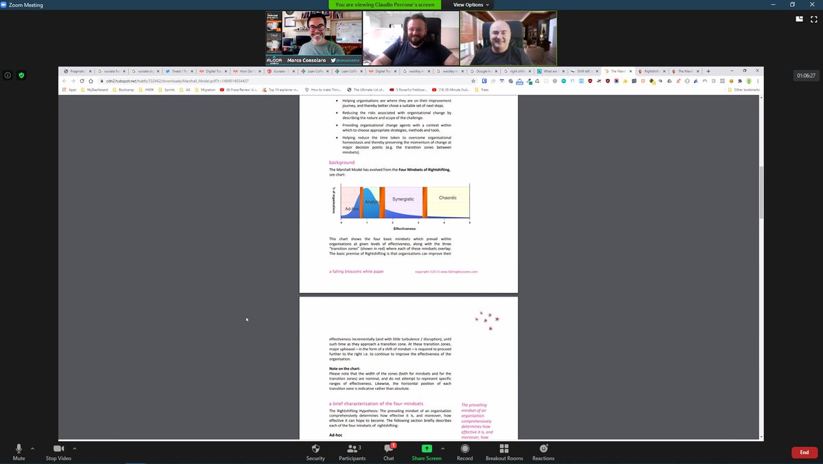 Discussing Wardley maps and Marshall model of rightshifting with <a href="/agilesensei/">Claudio Perrone</a>  and @Parajao ... I love the smell of new ideas on Sunday morning!