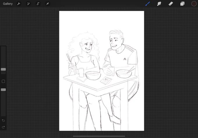 commission wip! ANG CUTE NILA ANDAMING MAGJOWA NAGPAPAGAWA SAKIN NGAYONG QUARATINE ,,, miss niyo na isat isa nu ,,, 