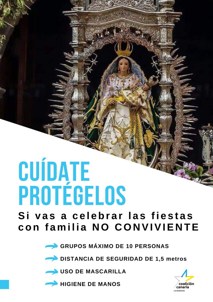 LaGuanchaCC's tweet photo. Si celebras hazlo con RESPONSABILIDAD!!! Felices Fiestas🎉🎉 https://t.co/6I0Xaly0Dn