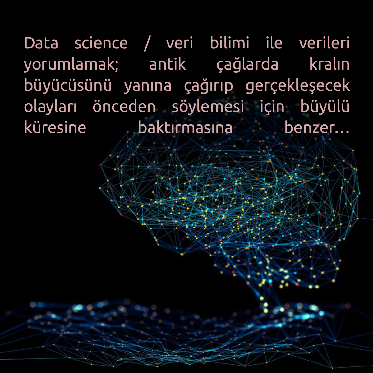 Yazının tamamına gitmek için tıklayın: zamaninotesi.com/data-science-v… Data science ile verileri yorumlayan homo sapiensten (homo sapiens 'bilen insan' demek), verilerin kendisi 'olan insana' yani “insanı-ı kamil” olma yolculuğumuzda bu 'sefer' veri bilimi konusunu inceliyoruz...