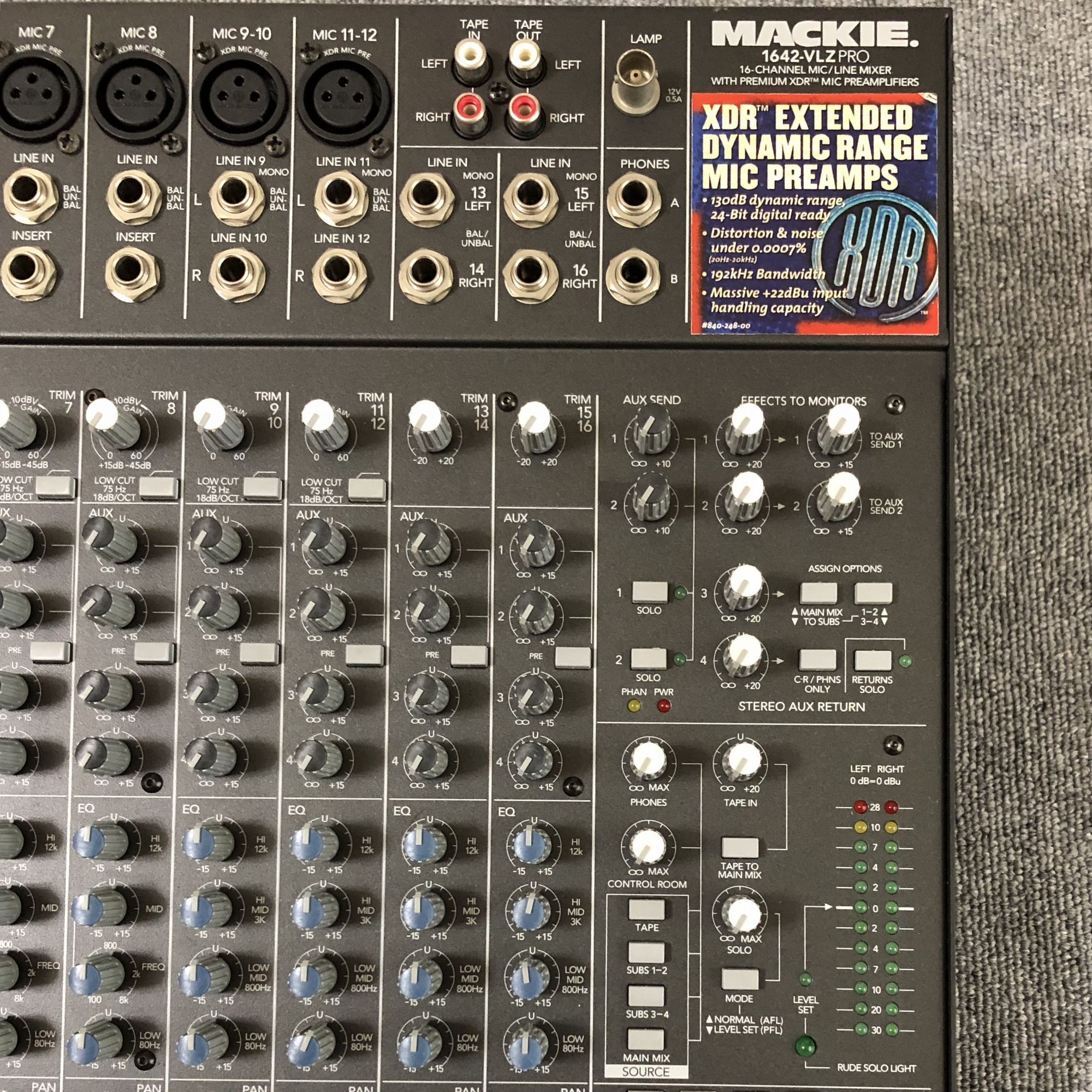 ジャンク品 Mackie 1642-VLZ PRO ミキサー ジャンク品】MACKIE 1642-VLZ PRO アナログミキサー