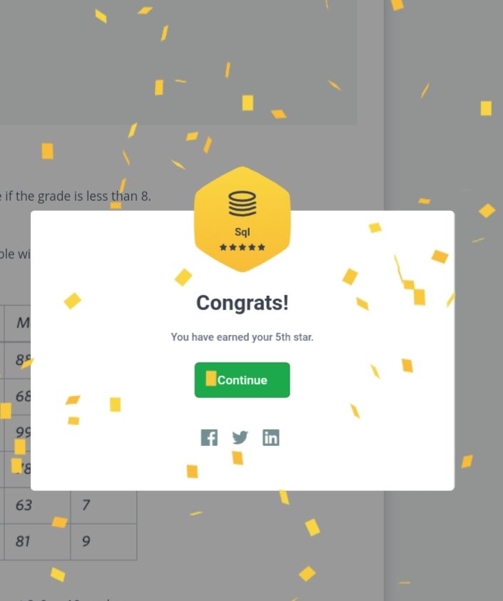 Saurabh (@saurabh_tambe_) on Twitter photo Just earned the Gold Badge for Sql on <a href="/hackerrank/">HackerRank</a>!
Thank you <a href="/hackerrank/">HackerRank</a> for such a great learning platform!!
#lockdownlearning #CodeNewbie Just earned the Gold Badge for Sql on <a href="/hackerrank/">HackerRank</a>!
Thank you <a href="/hackerrank/">HackerRank</a> for such a great learning platform!!
#lockdownlearning #CodeNewbie