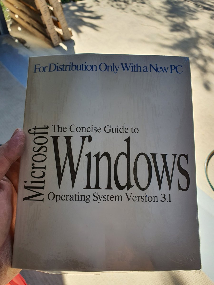 noel_fairclough's tweet photo. Was going through a box of old stuff and found my unopened copy of #Windows 3.1.  Complete with #Microsoft cert of authenticity. #Windows10 #MSFTAdvocate #WindowsInsiders #WindowsForWorkgroups https://t.co/Sg9chPrwx6