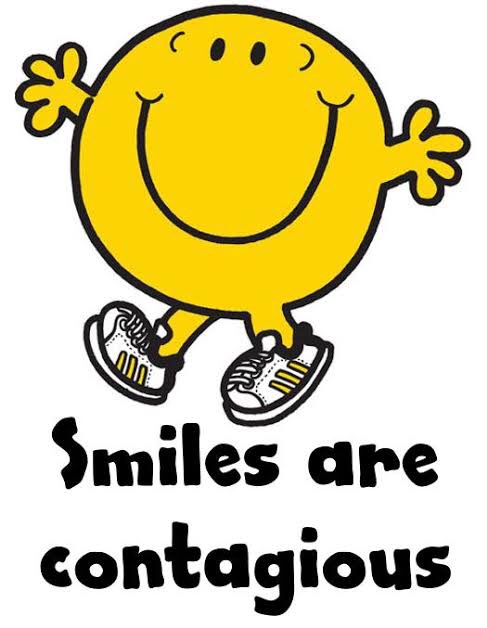 Spread the cheer. Smile at a stranger today.