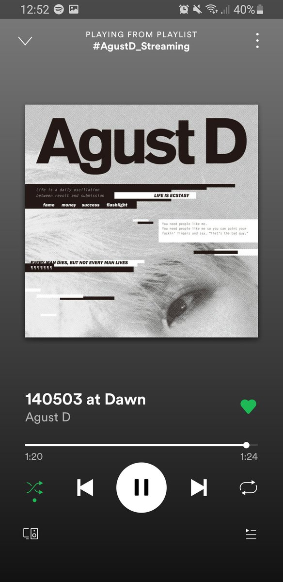 Suga_spain's tweet photo. Una cancion corta, pero intensa y con una letras muy bonitas. Gracias Yoongi 🥺💜
🔗https://t.co/qAOROIIghb
#AgustD_Streaming @BTS_twt #4YearsWithAgustD https://t.co/3gol5T9TUE