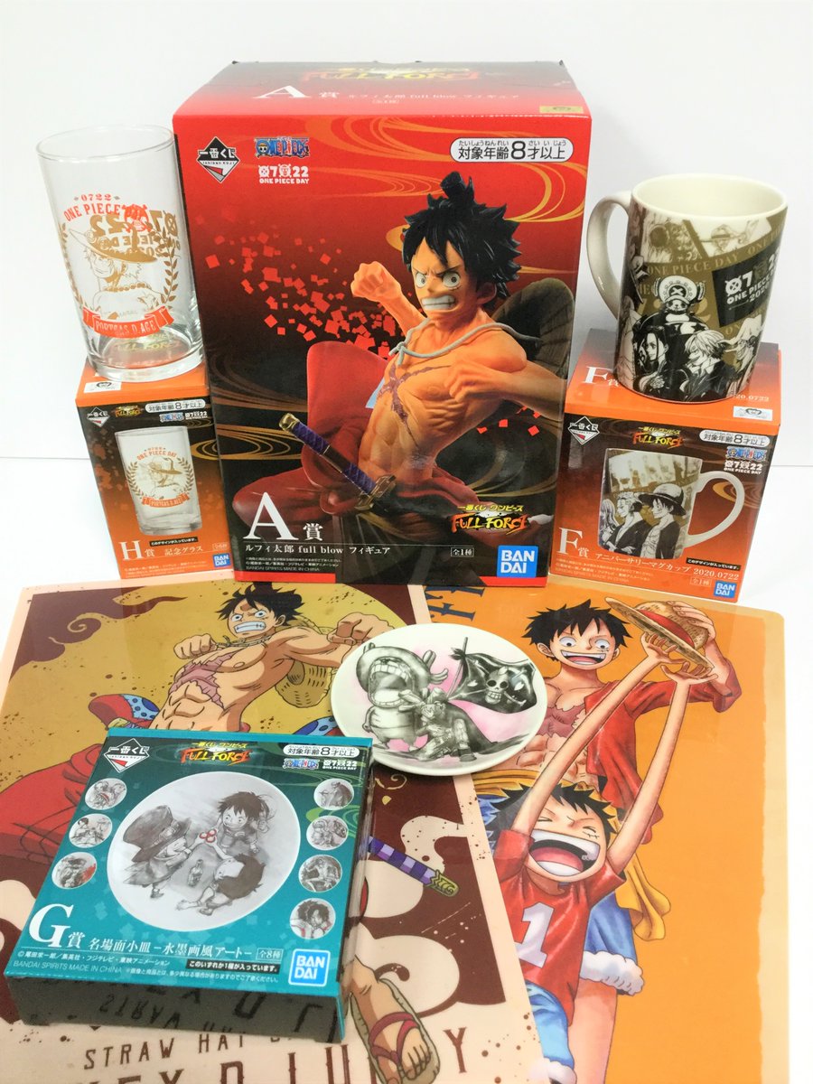 One Piece 麦わらストア名古屋店 على تويتر おすすめ商品 一番くじ ワンピース Full Force 1回 680円 税込 好評発売中 麦わらストア Onepiece