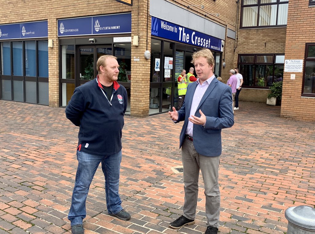 Been @TheCresset speaking with residents who have been through much. Resilient, brave, but exhausted #Peterborough people. Emergency workers and all at the Cresset have done a superb job. My friend <a href="/ChrisBurbage/">Chris Burbage</a> been here since first thing!