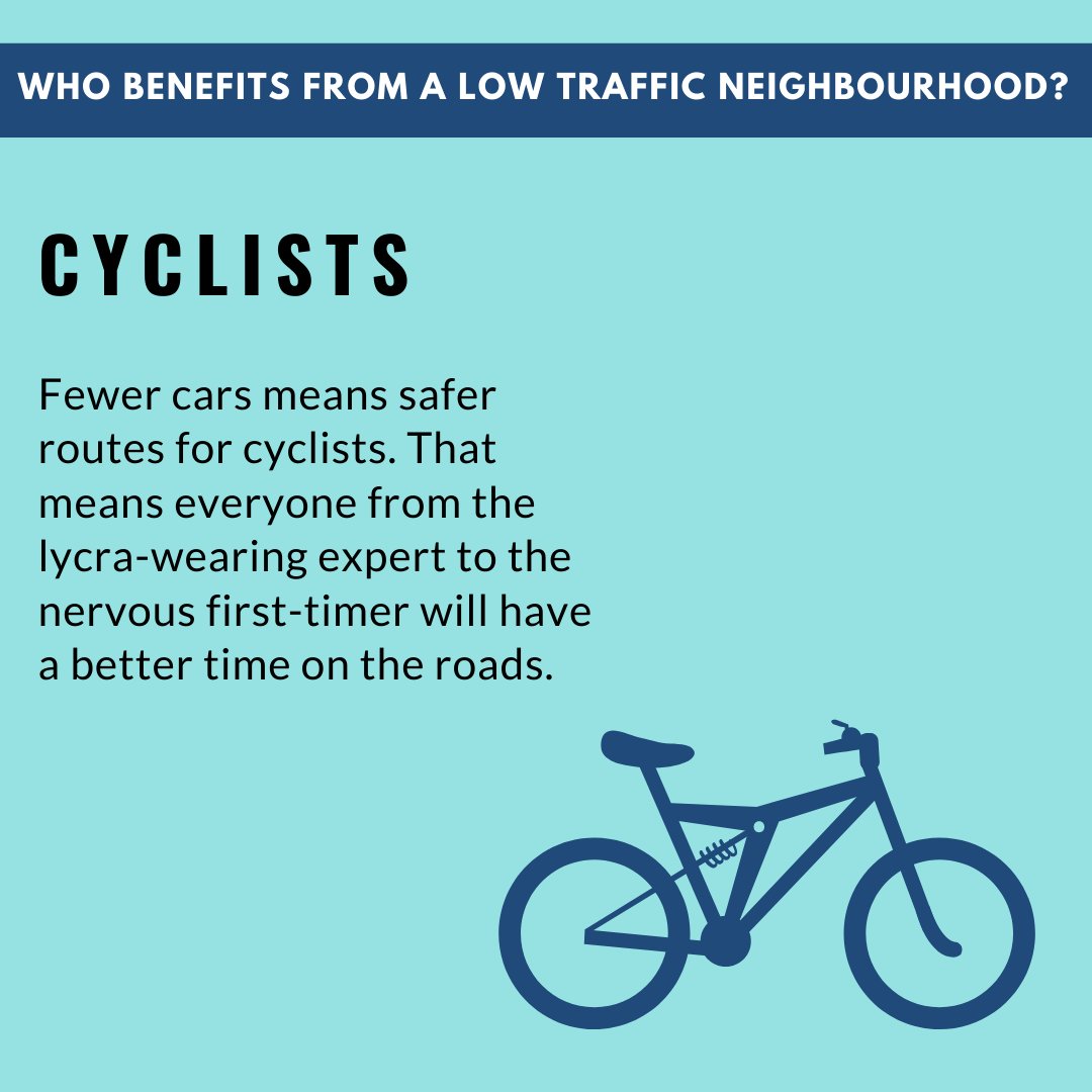 People who ride cycles: