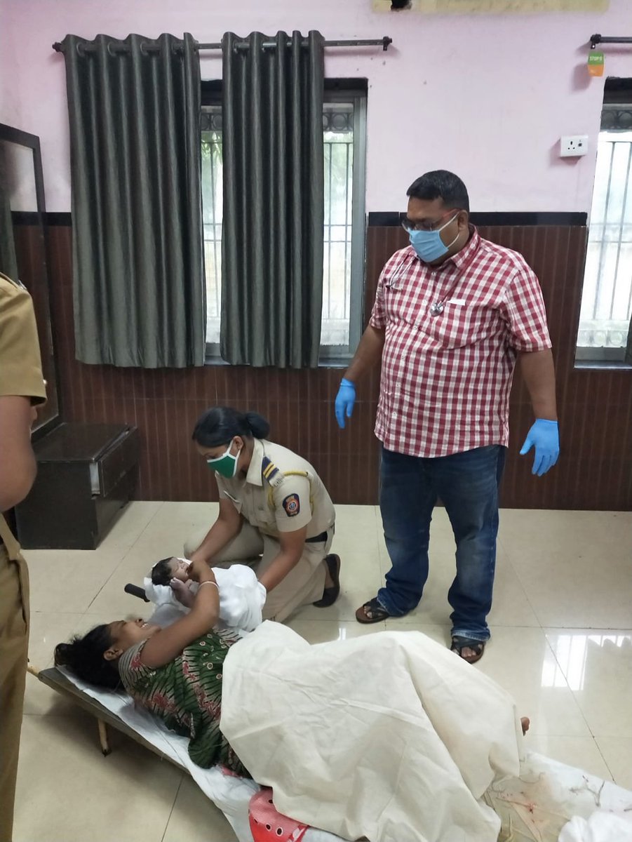 ANI's tweet photo. A 25-year-old woman gave birth to a baby girl in the waiting room of Panvel railway station after she complained of labour pain on-board a train, yesterday. She was travelling from Kozhikode to Hazrat Nizamuddin. Both mother and baby are healthy: Central Railway #Maharashtra https://t.co/zmPa4vnDBm
