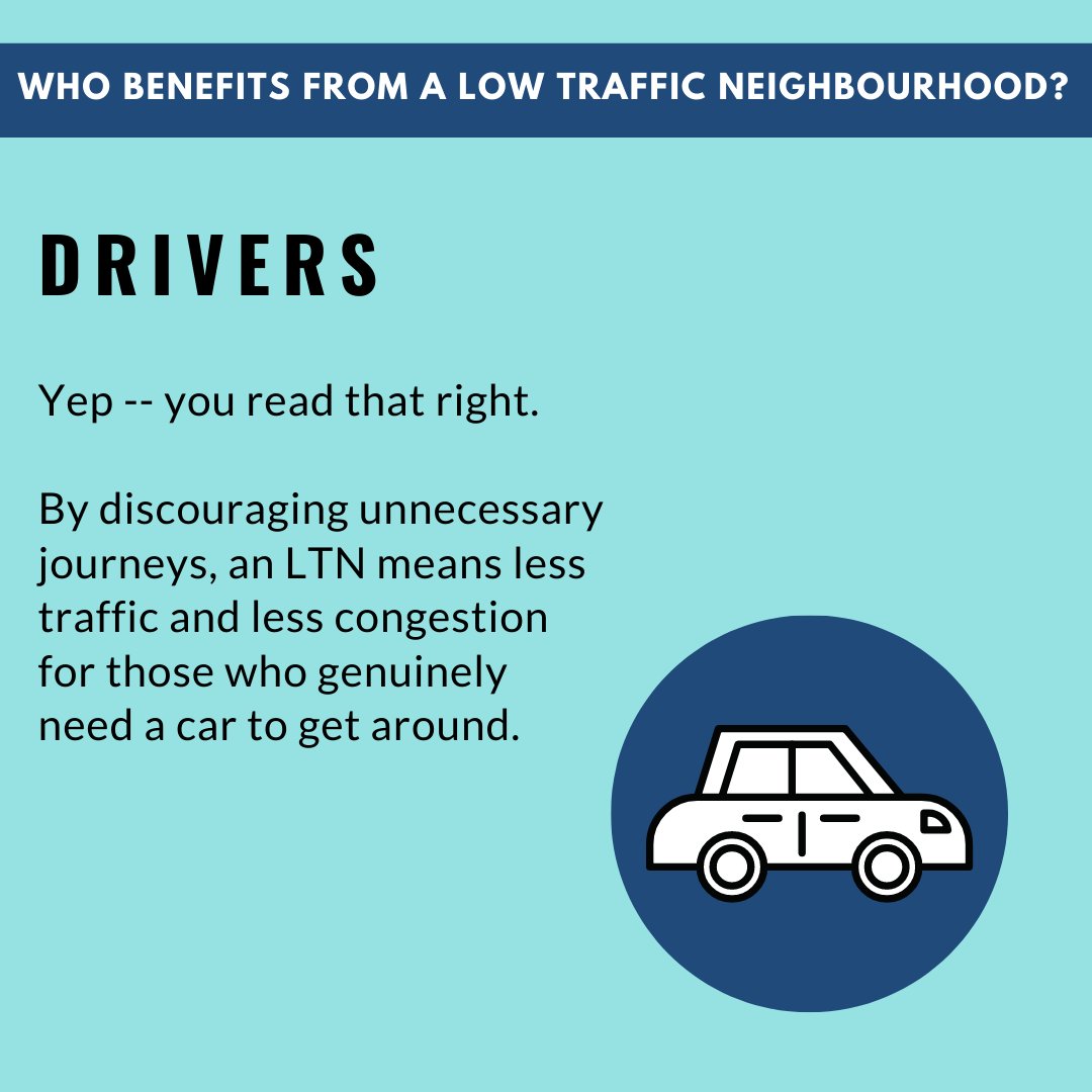 And let's not forget those who need to drive to get around: