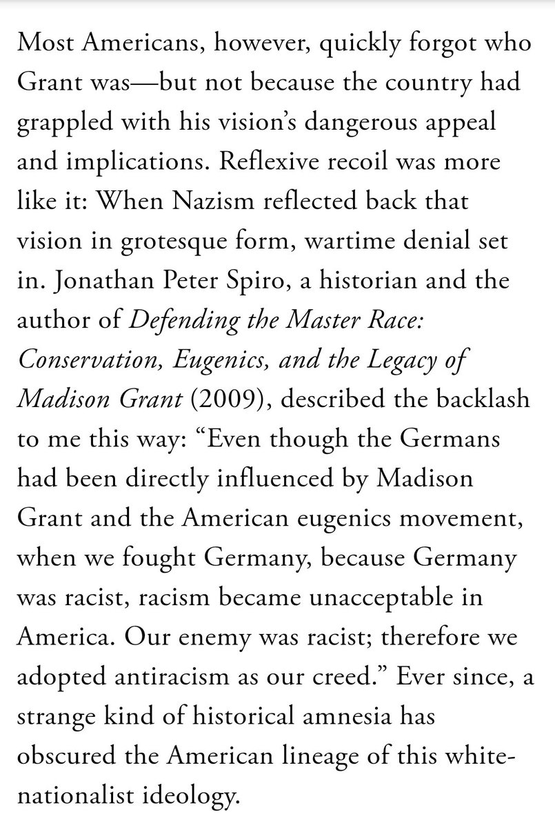 America would like to believe that "Our enemy was racist; therefore we adopted ant-iracism as our creed.”