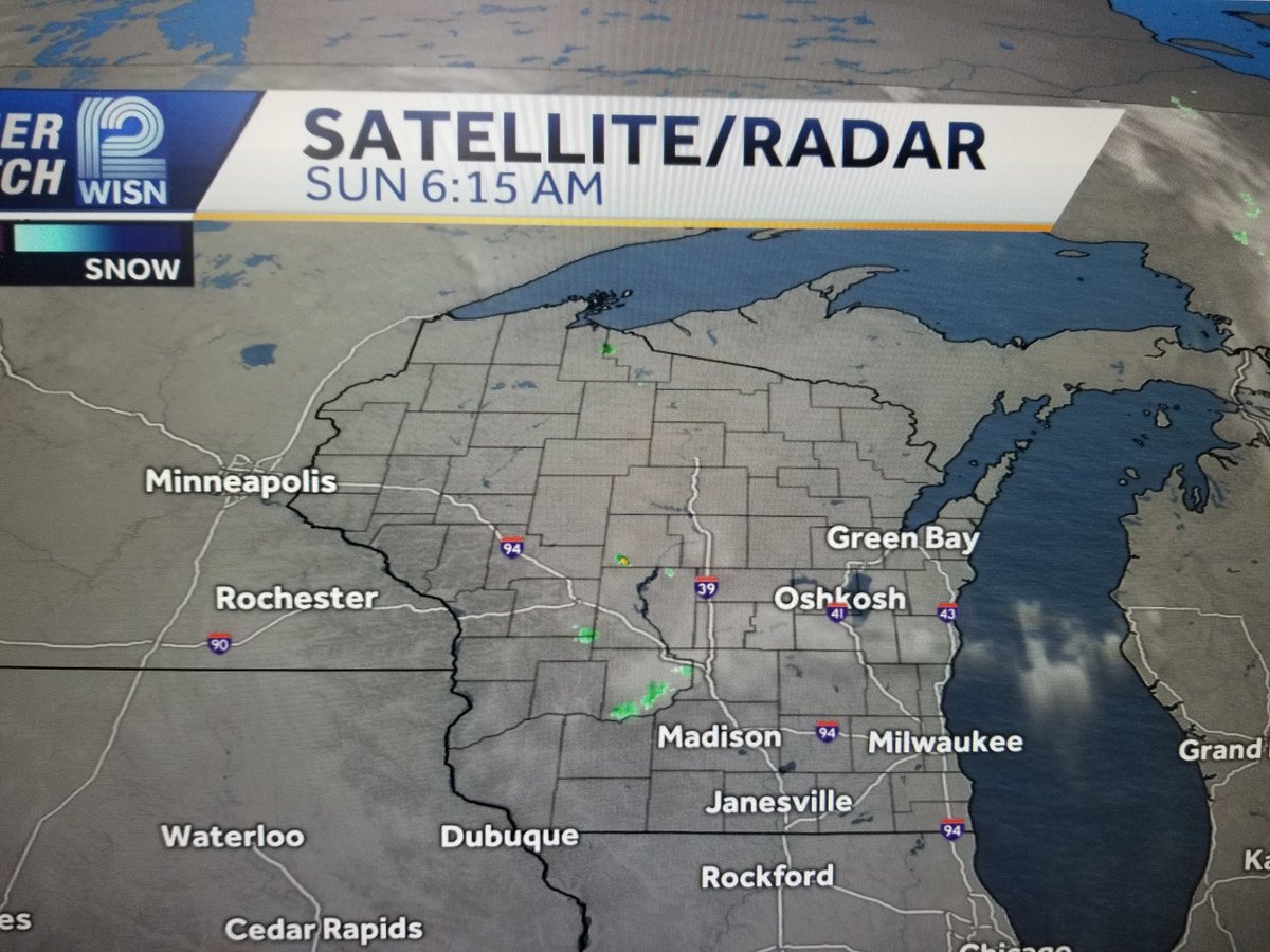 Beautiful start to your Sunday. Eyeing weak disturbance and a few clouds. We're back at 7 for <a href="/WISN12News/">WISN 12 NEWS</a> This Morning. See you for your cooler work week forecast. #wisn