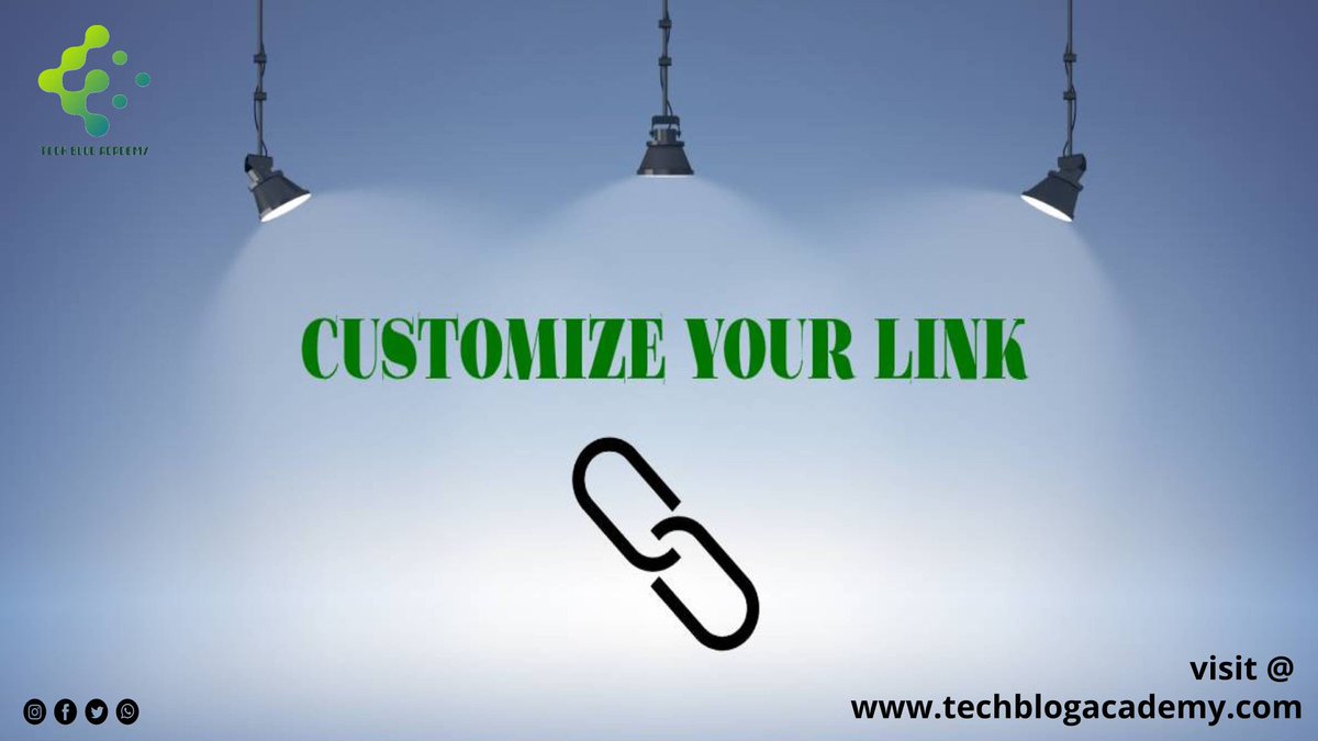 TechBlogAcadem1's tweet photo. How to get customized link in one step?

https://t.co/3zAfJsYgZy

#techblogacademy #technology #customized #LINK https://t.co/gVLCebtOKB
