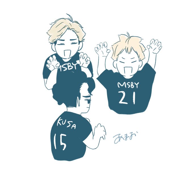 ハイタッチのtwitterイラスト検索結果