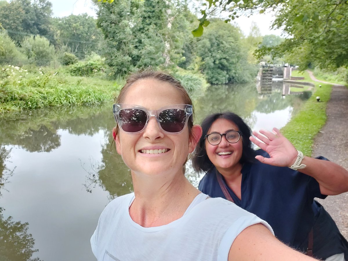 RachDalton1's tweet image. An hour's walk along the canal with @AnjuJaggi So much chatting it could in itself be the active part.....no surprises there! Double #AHPsActive #allsorted 😂