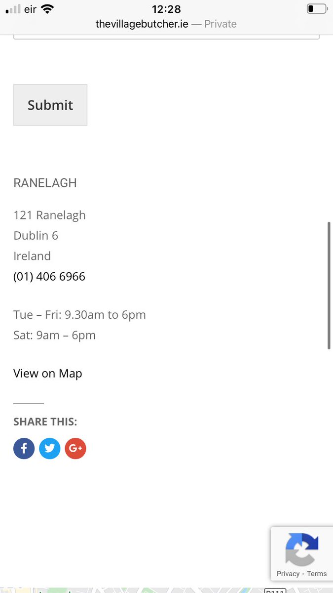 KieranWilde's tweet photo. @ranelaghbutcher Are you open today? Google says you are but doesn’t mention Sunday on your website... https://t.co/M77fGyMGXw